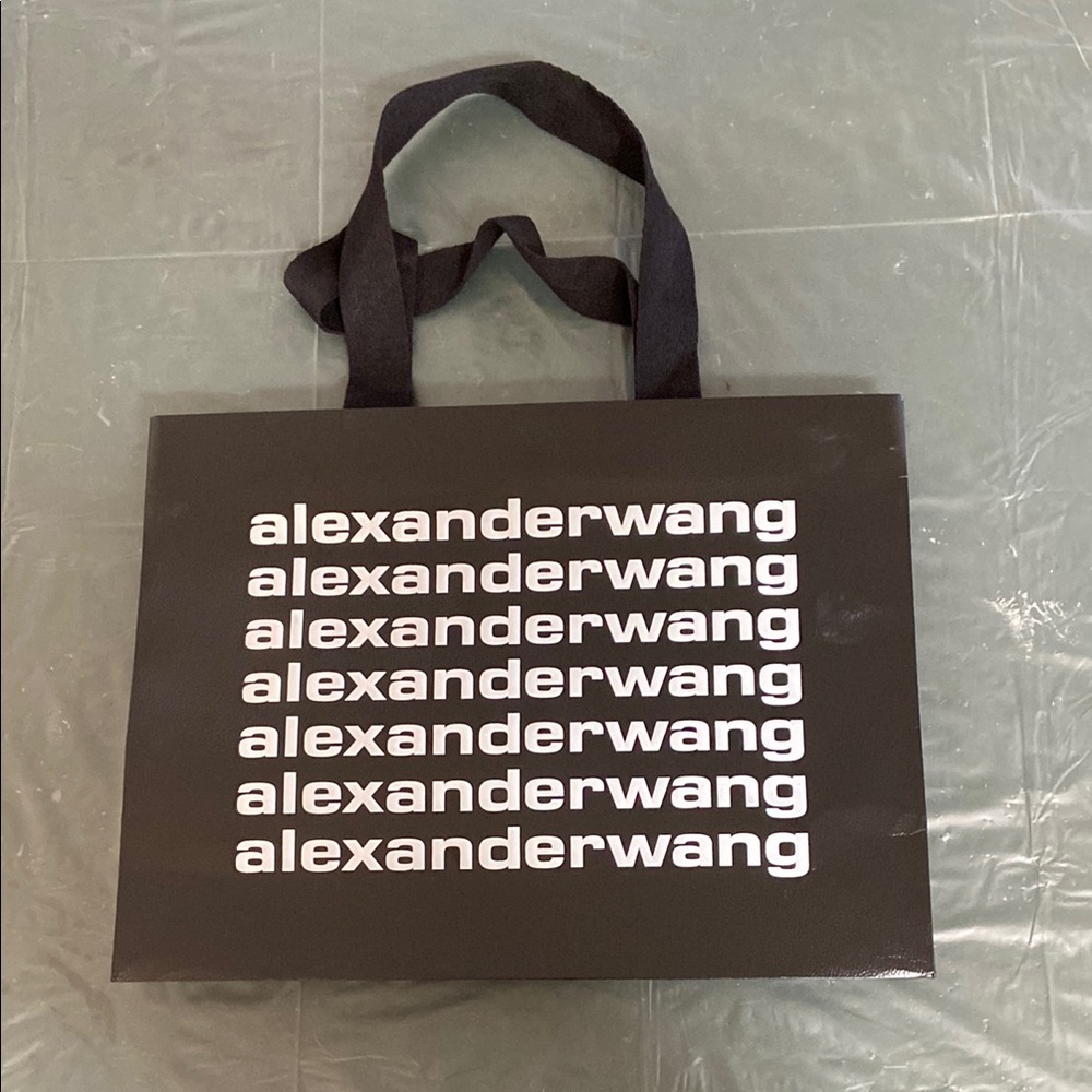 For Posher barbosa79 Alexander Wang Black and White Shopping Bag Preowned